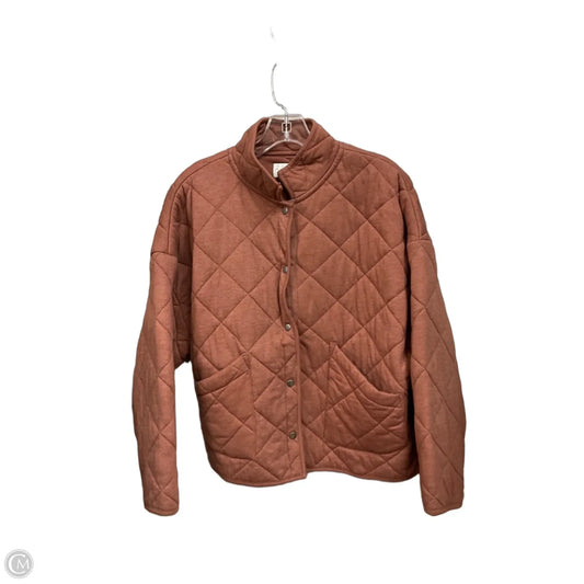 Jacket Puffer & Quilted By Z Supply In Tan, Size: S