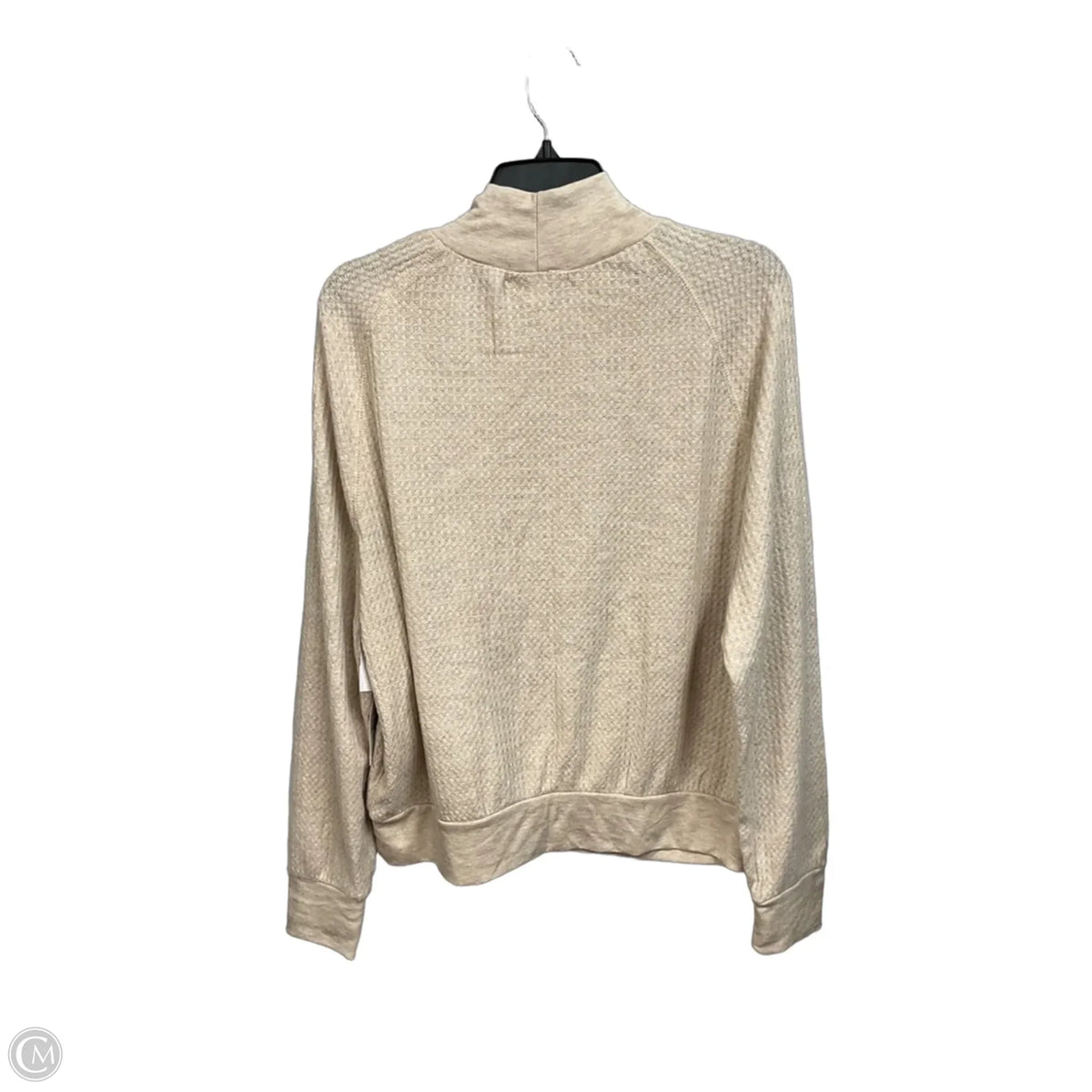 Top Long Sleeve Basic By Treasure And Bond In Tan, Size: M