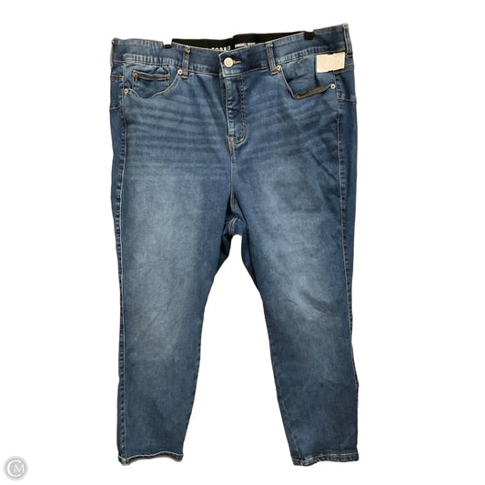 Jeans Straight By Torrid In Blue Denim, Size: 20