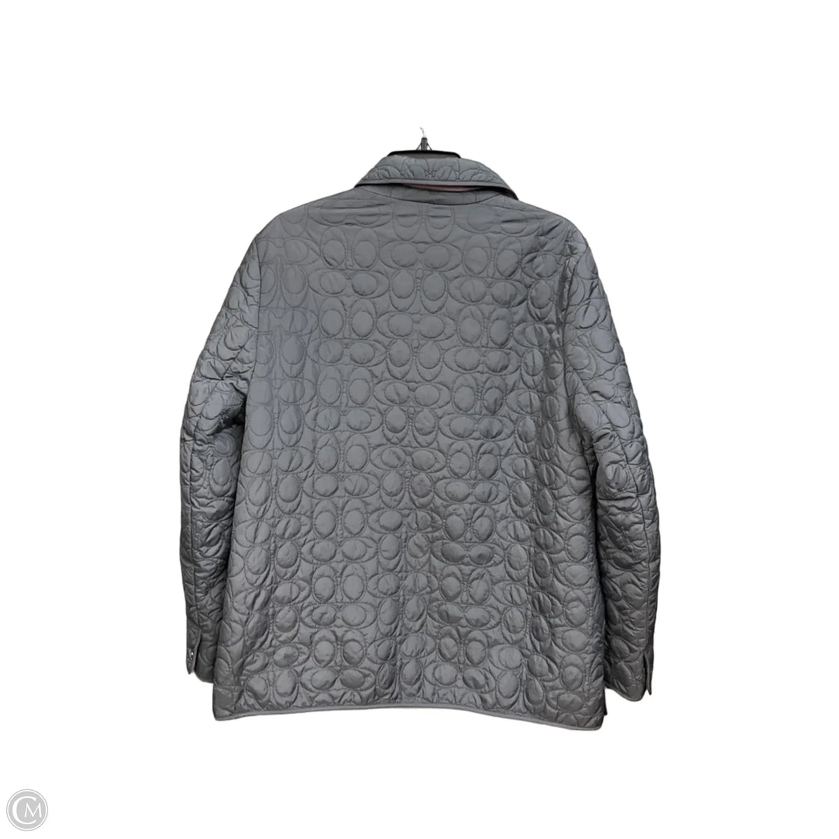 Coat Designer By Coach In Grey, Size: Xl