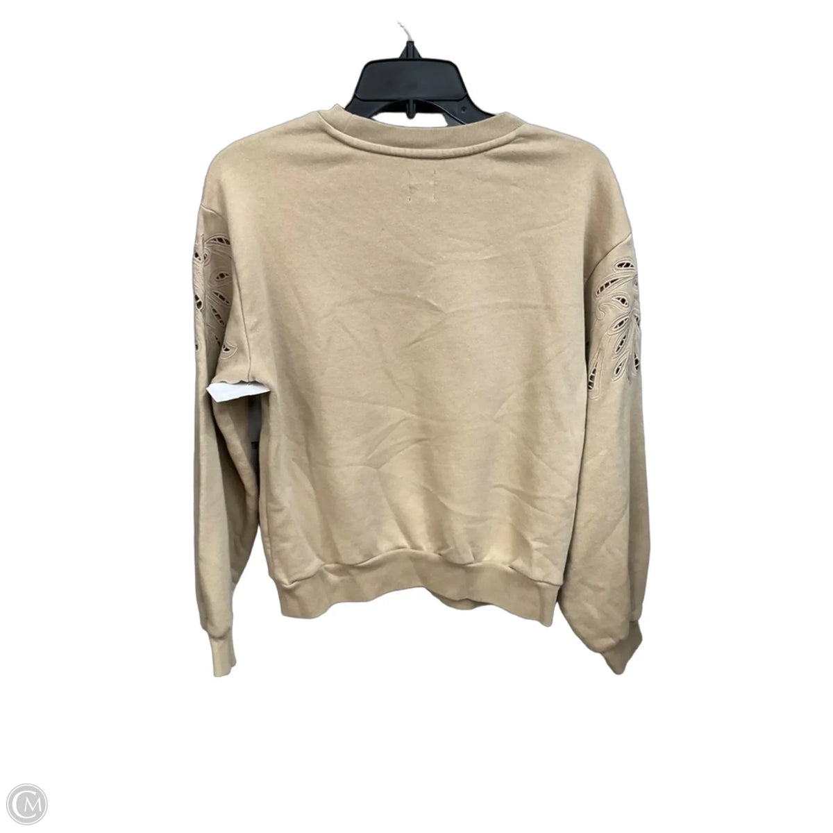 Sweatshirt Collar By Gap In Tan, Size: Xs