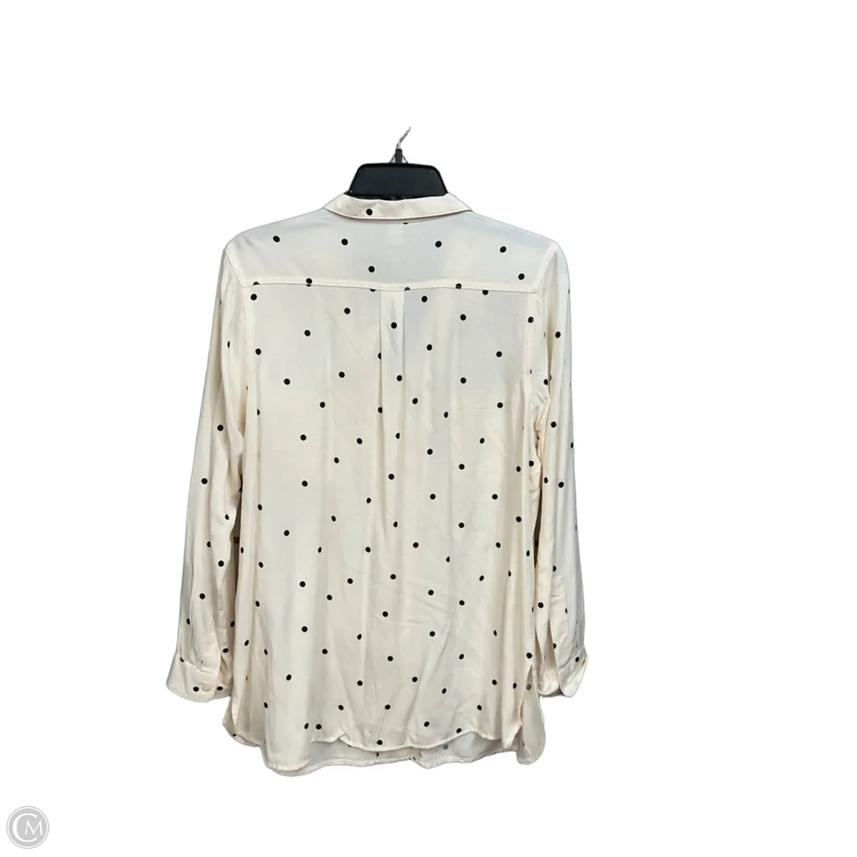 Top Long Sleeve By Old Navy In Polkadot Pattern, Size: L