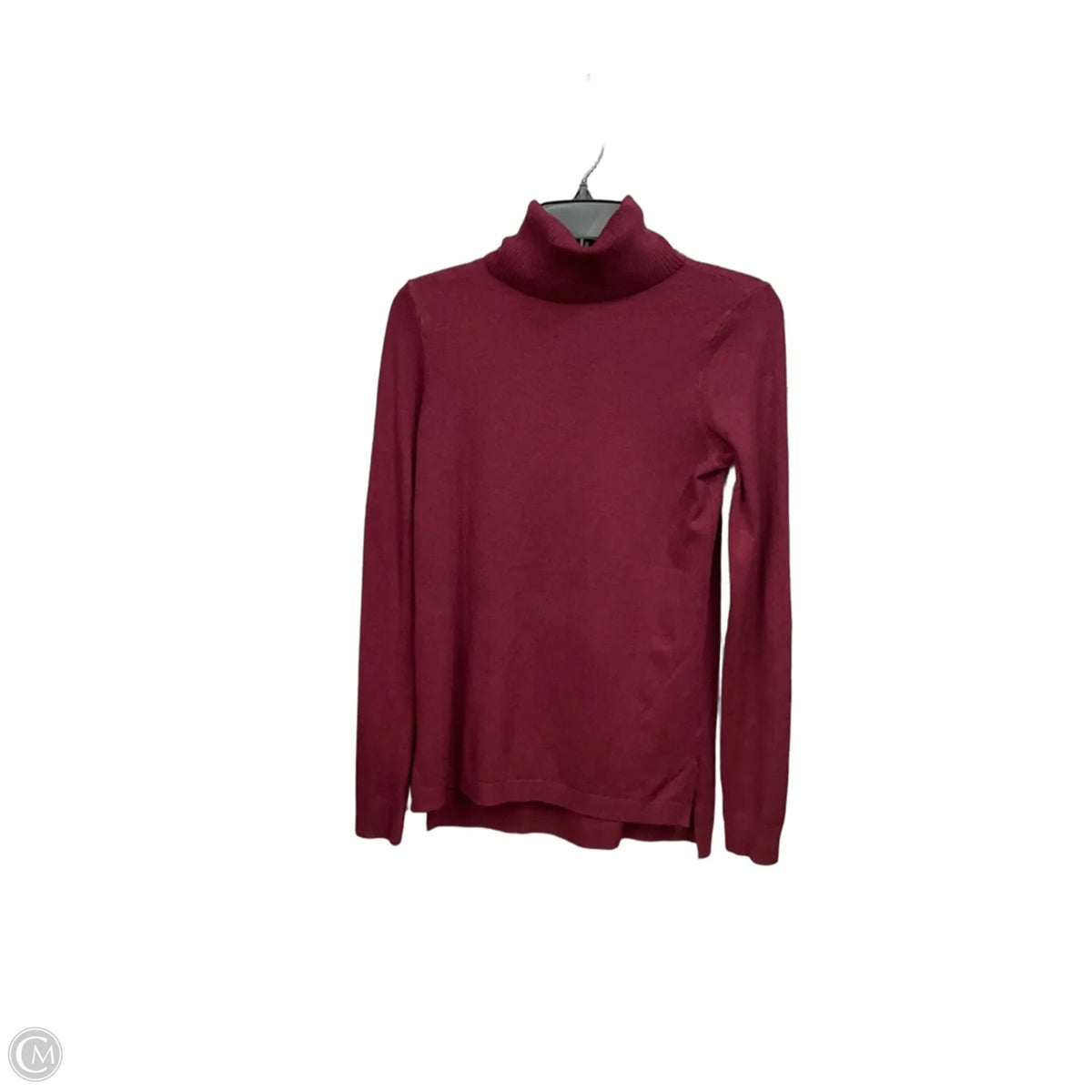 Top Long Sleeve By Evolution In Maroon, Size: Xs