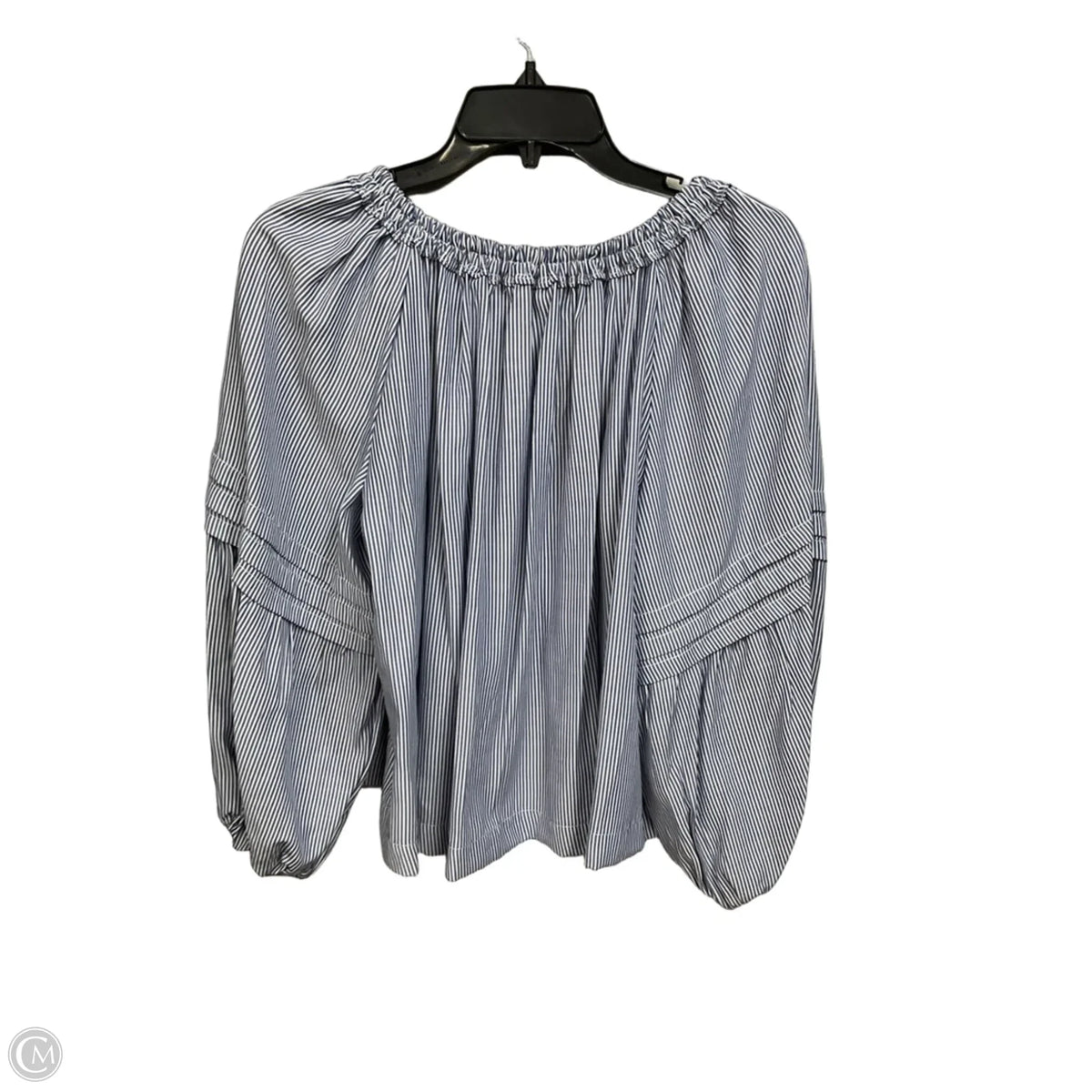 Top 3/4 Sleeve By Max Studio In Striped Pattern, Size: Xs