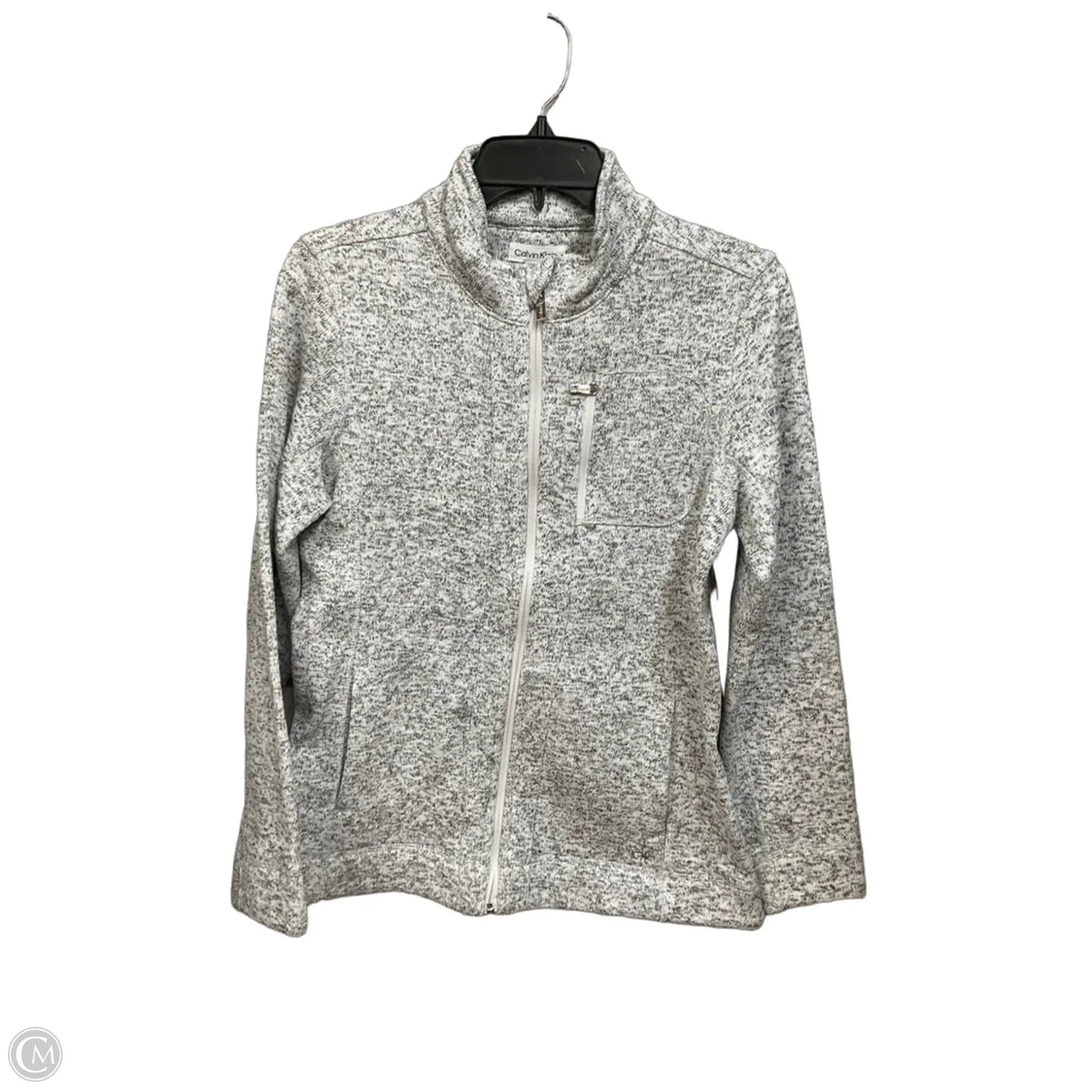 Jacket Other By Calvin Klein In Grey, Size: S