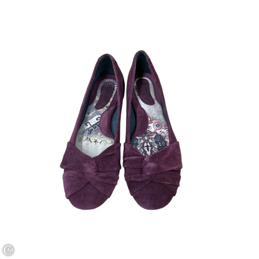 Shoes Flats By Born In Maroon, Size: 8
