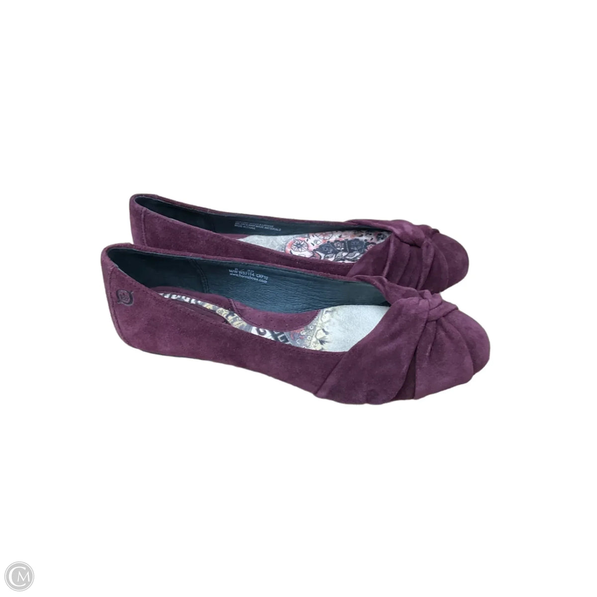 Shoes Flats By Born In Maroon, Size: 8