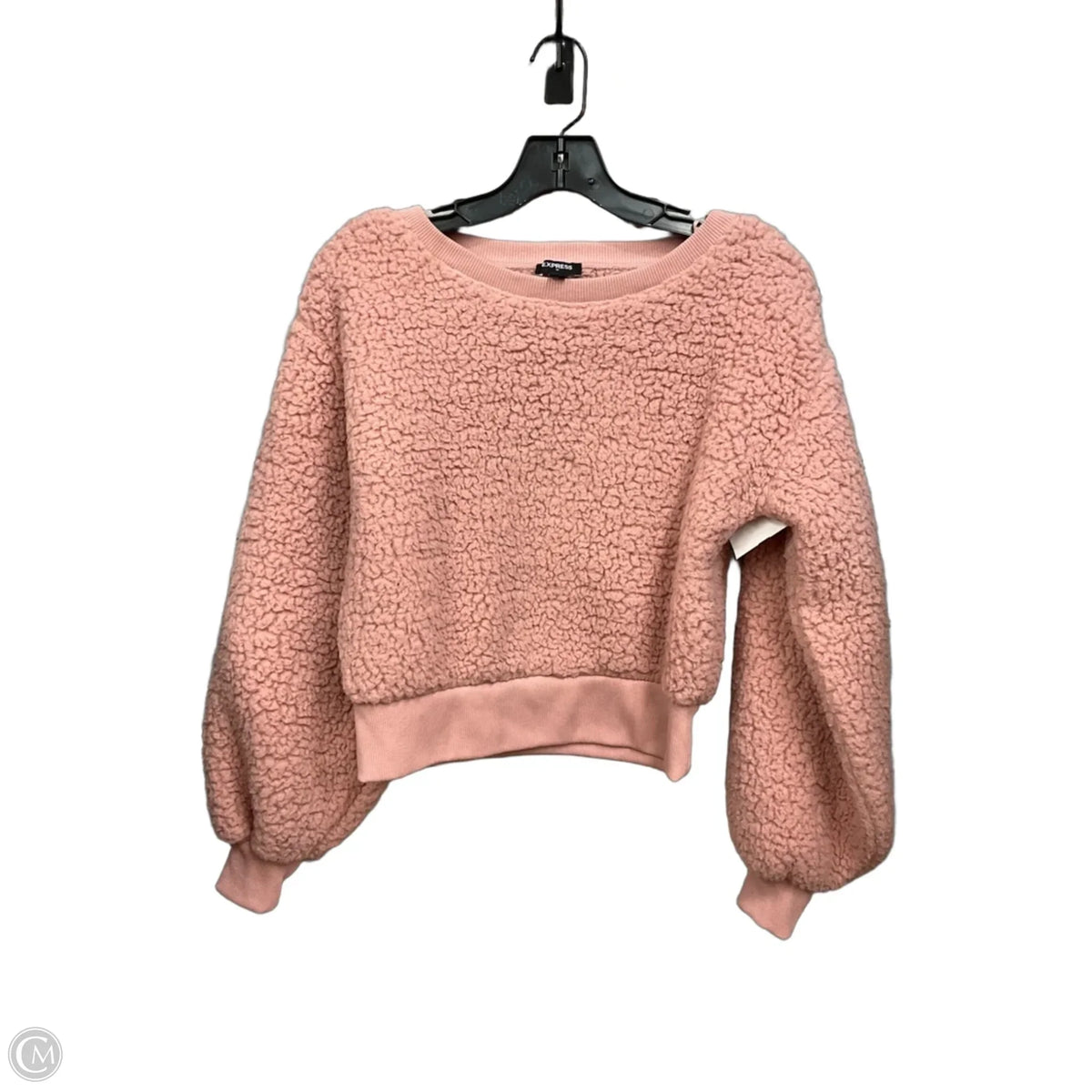 Top Long Sleeve By Express In Pink, Size: Xs