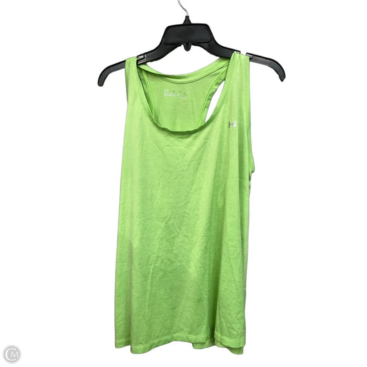 Athletic Tank Top By Under Armour In Green, Size: 1x