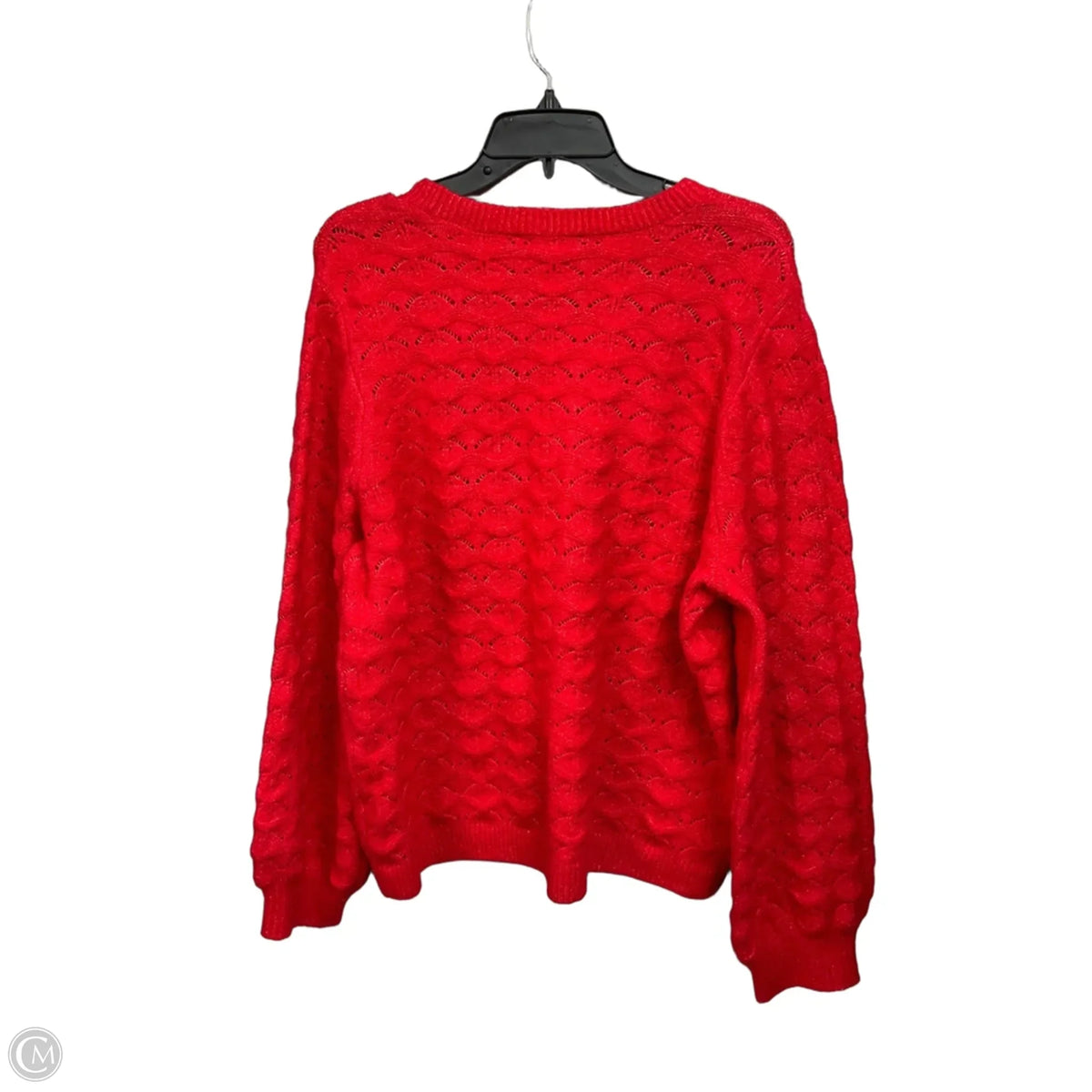 Sweater By Loft In Red, Size: Xl