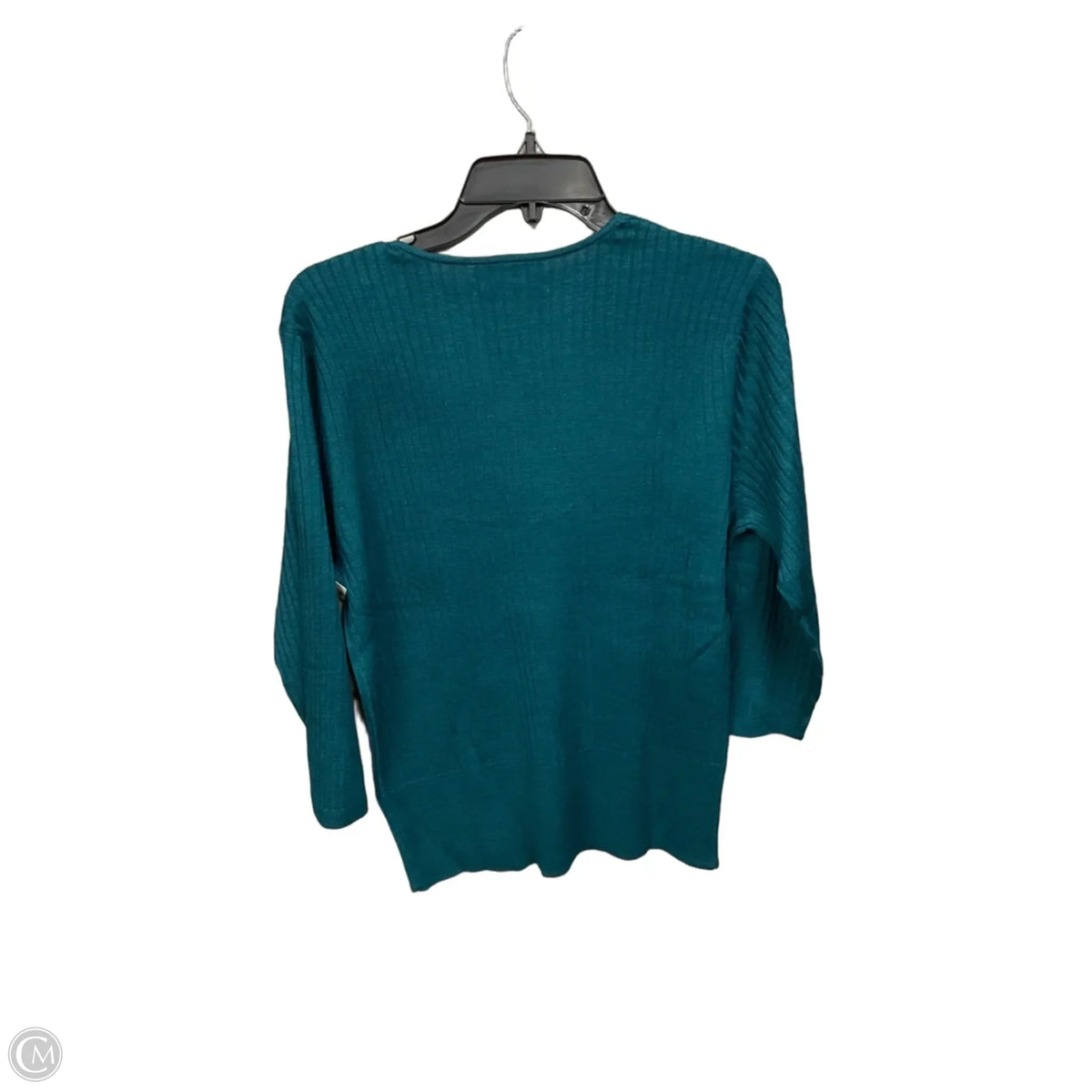 Top 3/4 Sleeve Basic By Alfani In Green, Size: Xl