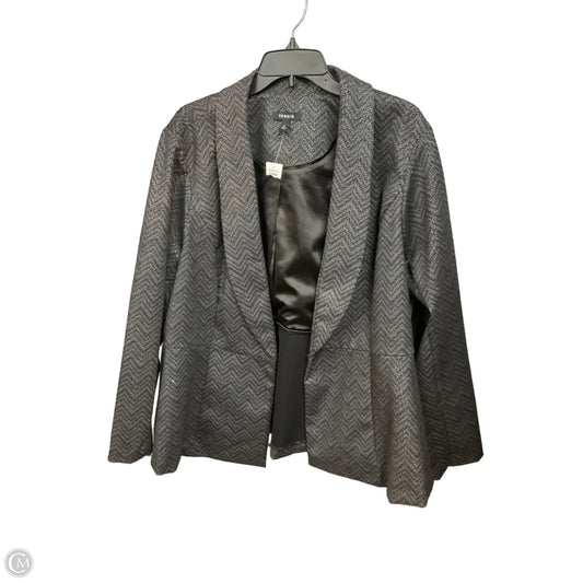 Blazer By Torrid In Black, Size: 4x