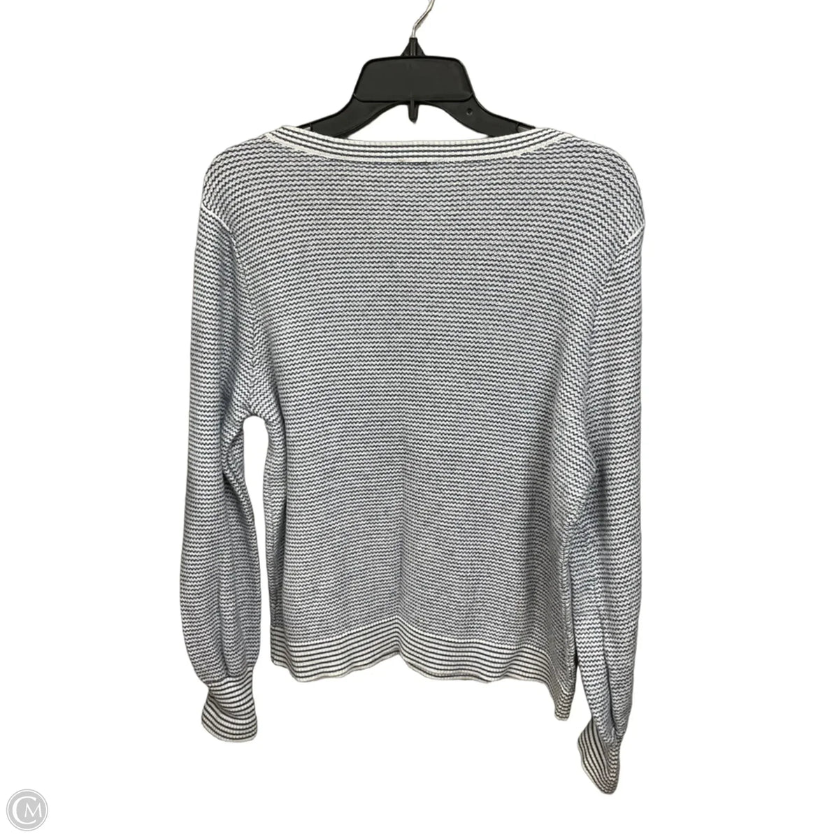 Top Long Sleeve By Talbots In Striped Pattern, Size: Xl