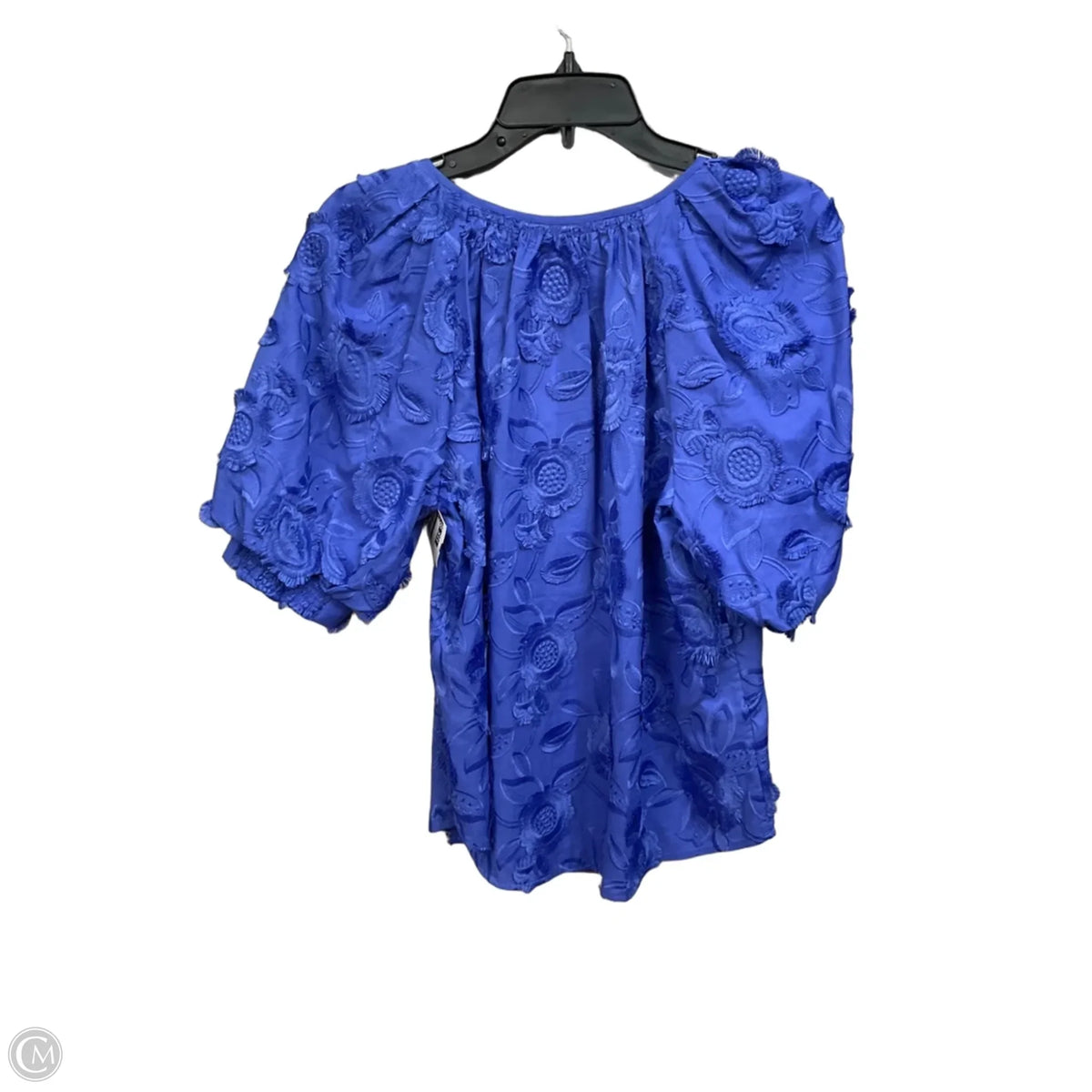 Top Short Sleeve By Chicos In Blue, Size: S