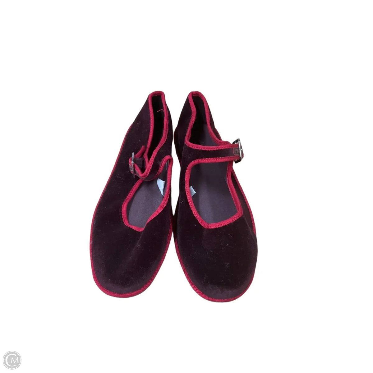 Shoes Flats By Universal Thread In Maroon, Size: 9.5