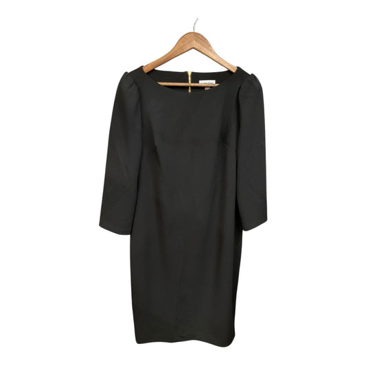 Dress Casual Midi By Calvin Klein In Black, Size: M