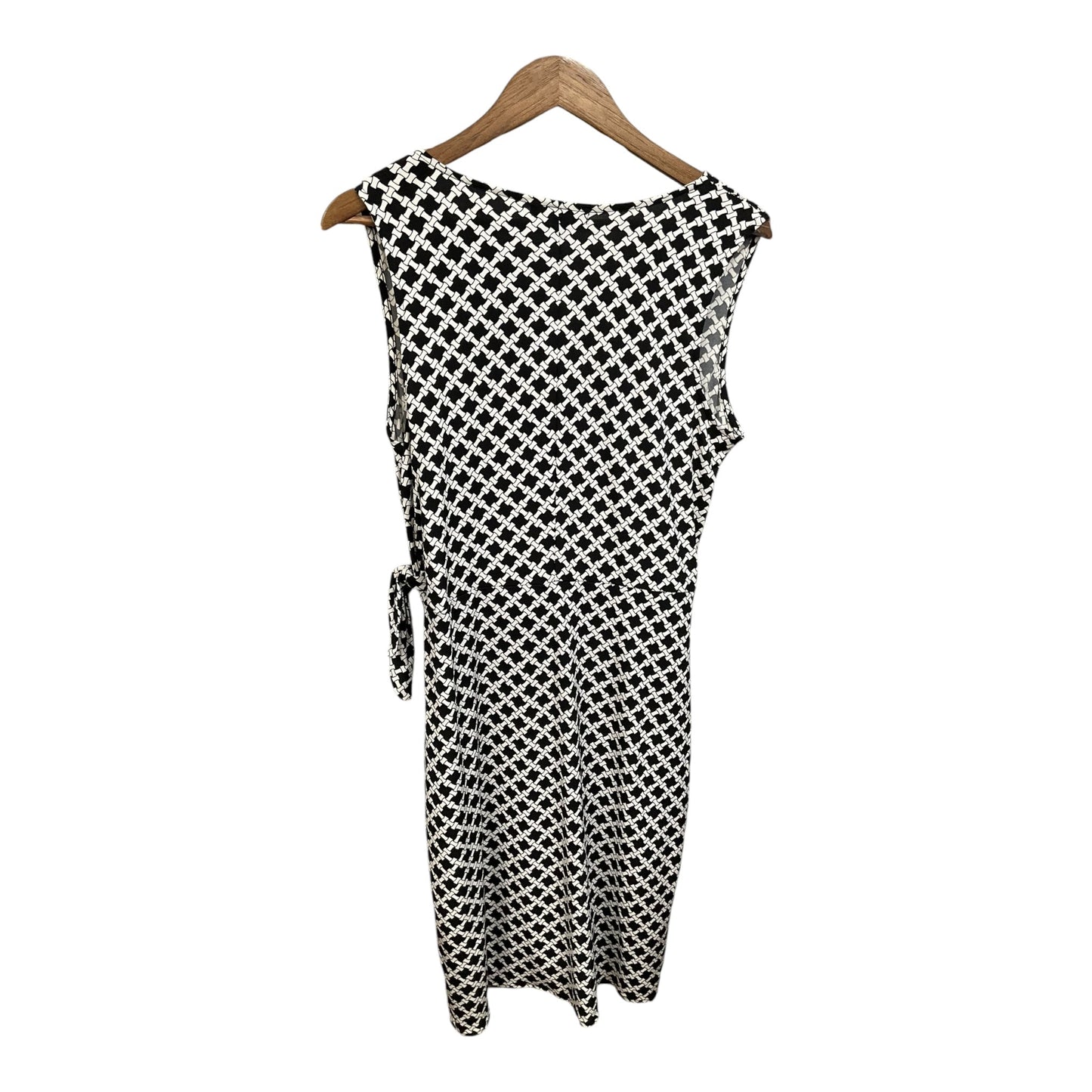 Dress Casual Midi By Banana Republic In Black & White, Size: M