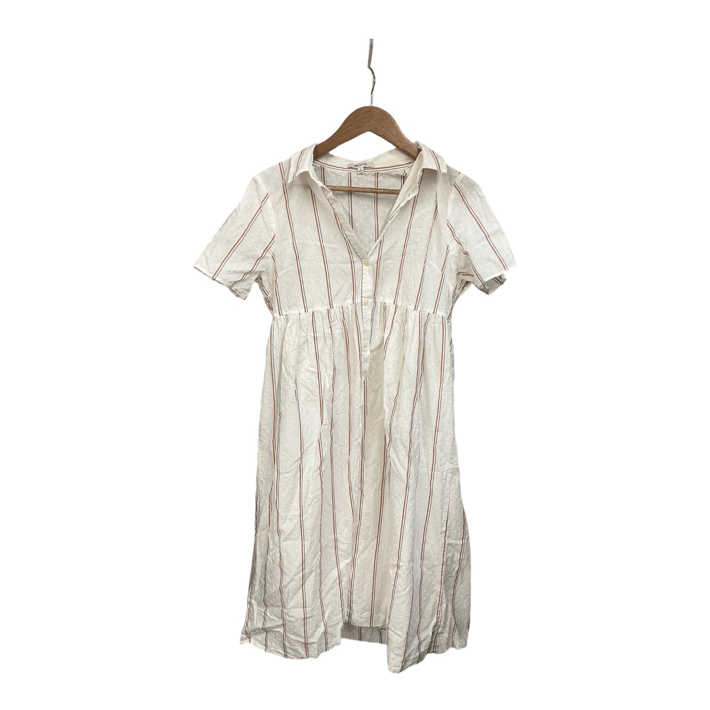 Dress Casual Maxi By Madewell In White, Size: M