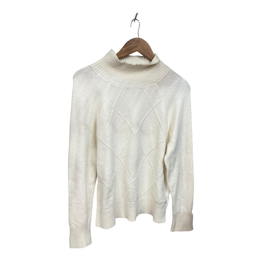 Sweater By Banana Republic In White, Size: M