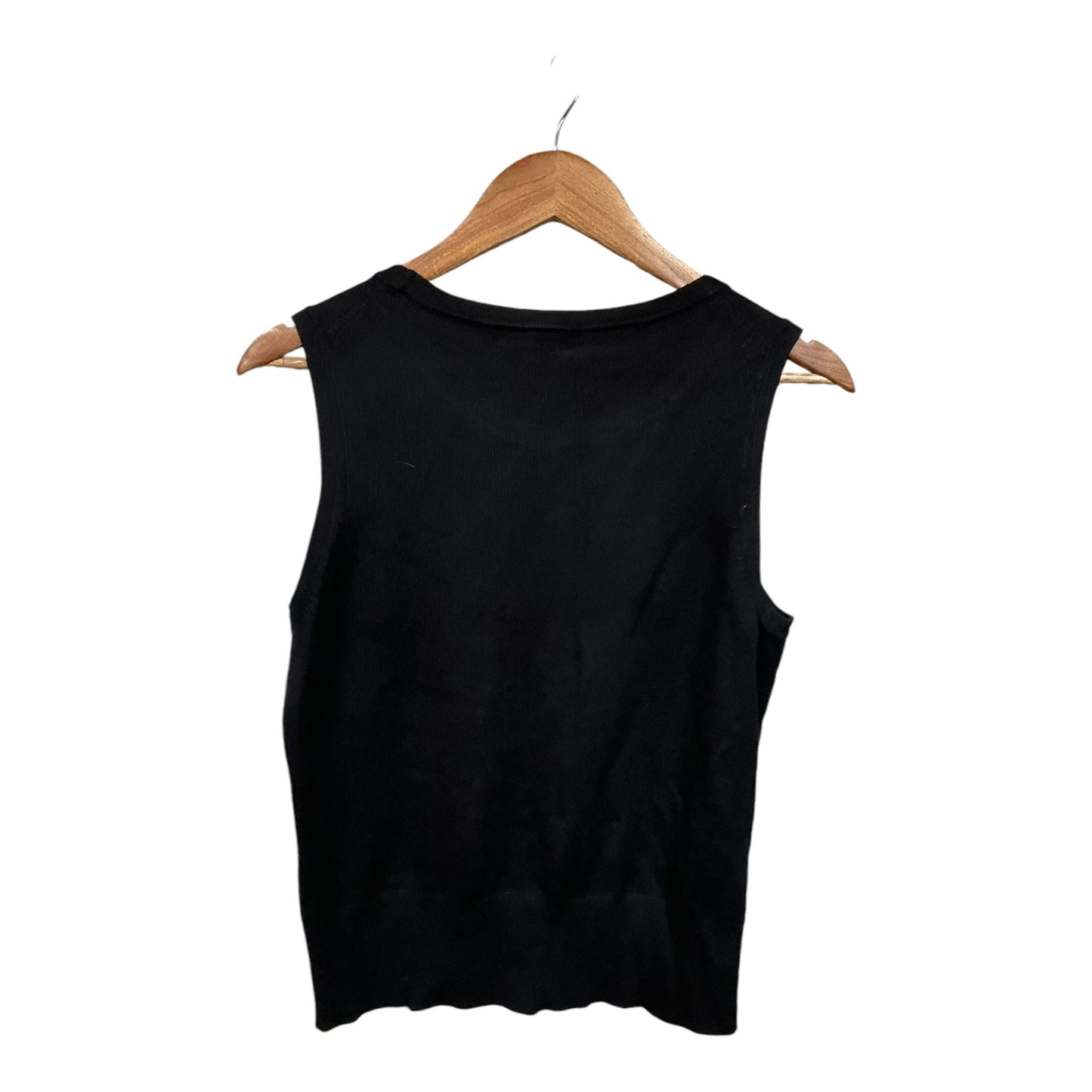 Top Sleeveless By Evie In Black, Size: L