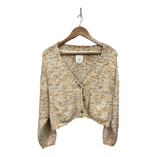 Cardigan By Billabong In Tan, Size: S