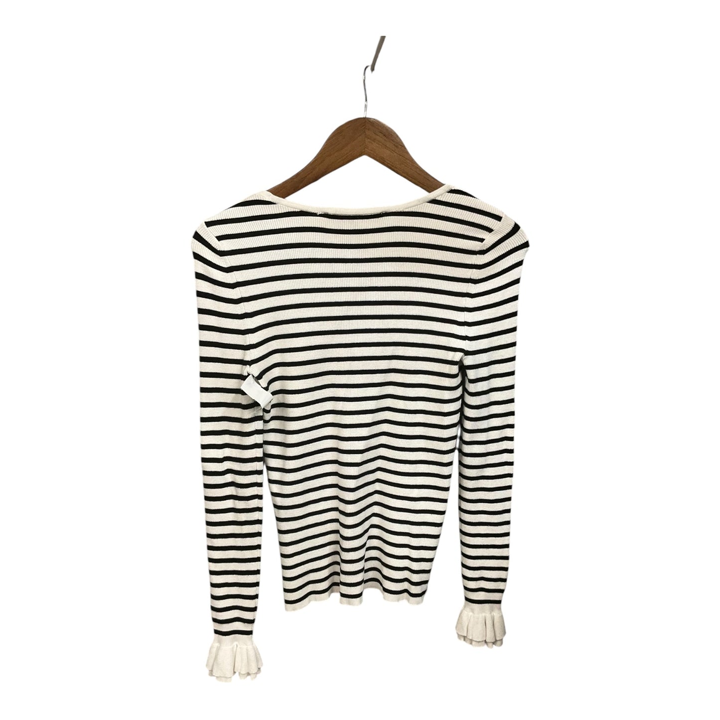 Top Long Sleeve By White House Black Market In Striped Pattern, Size: Xs