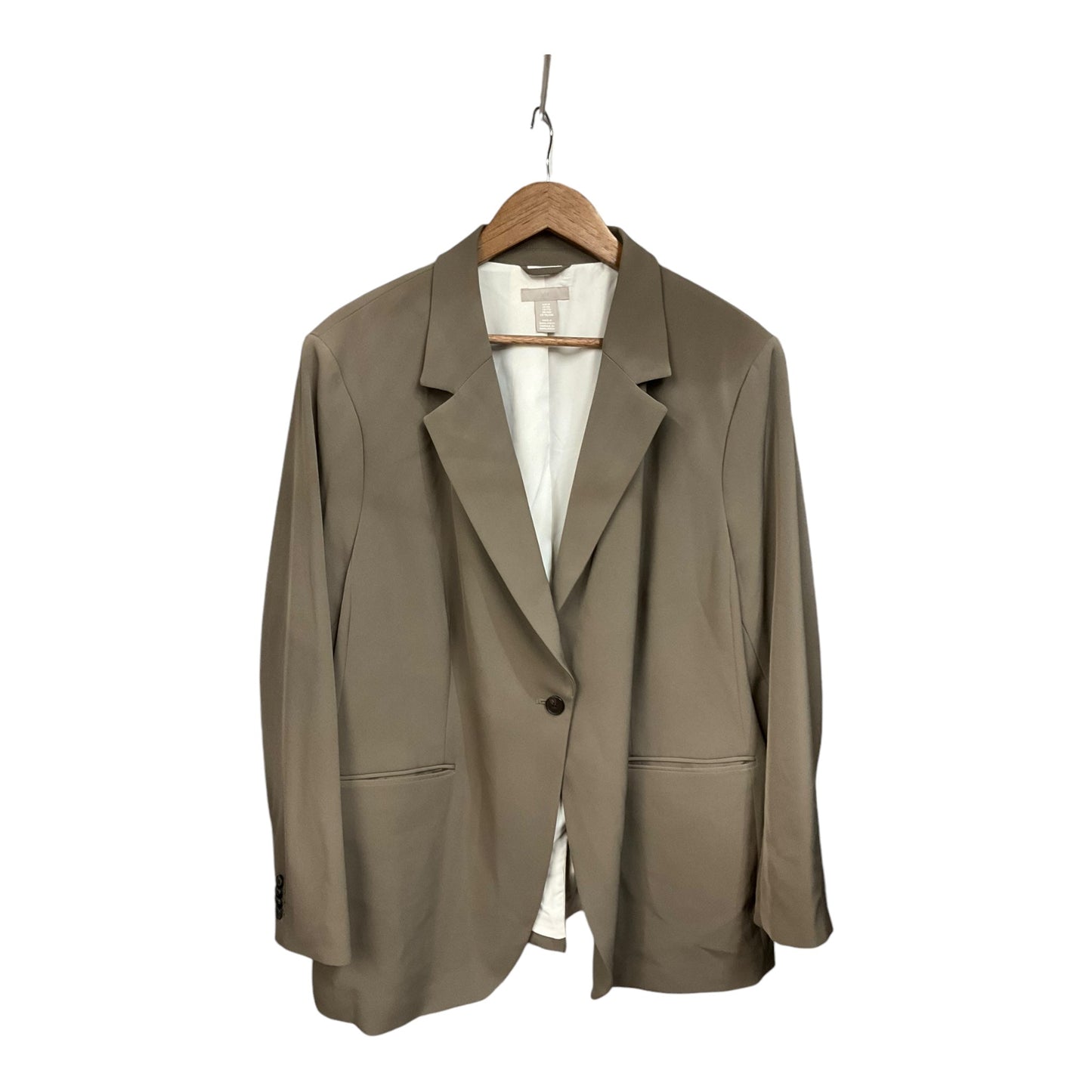 Blazer By H&m In Tan, Size: 2x