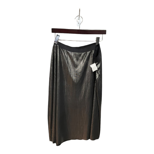 Skirt Midi By Boutique + In Silver, Size: 3x