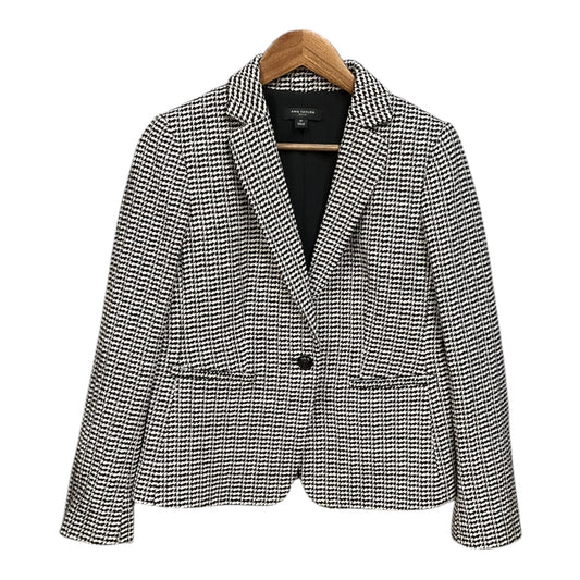 Blazer By Ann Taylor In Black & White, Size: M