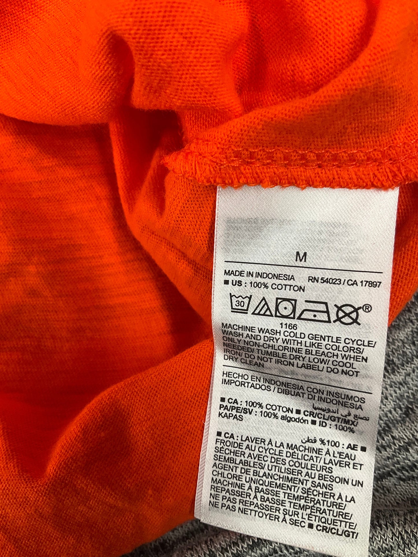 Top Short Sleeve By Old Navy In Orange, Size: M