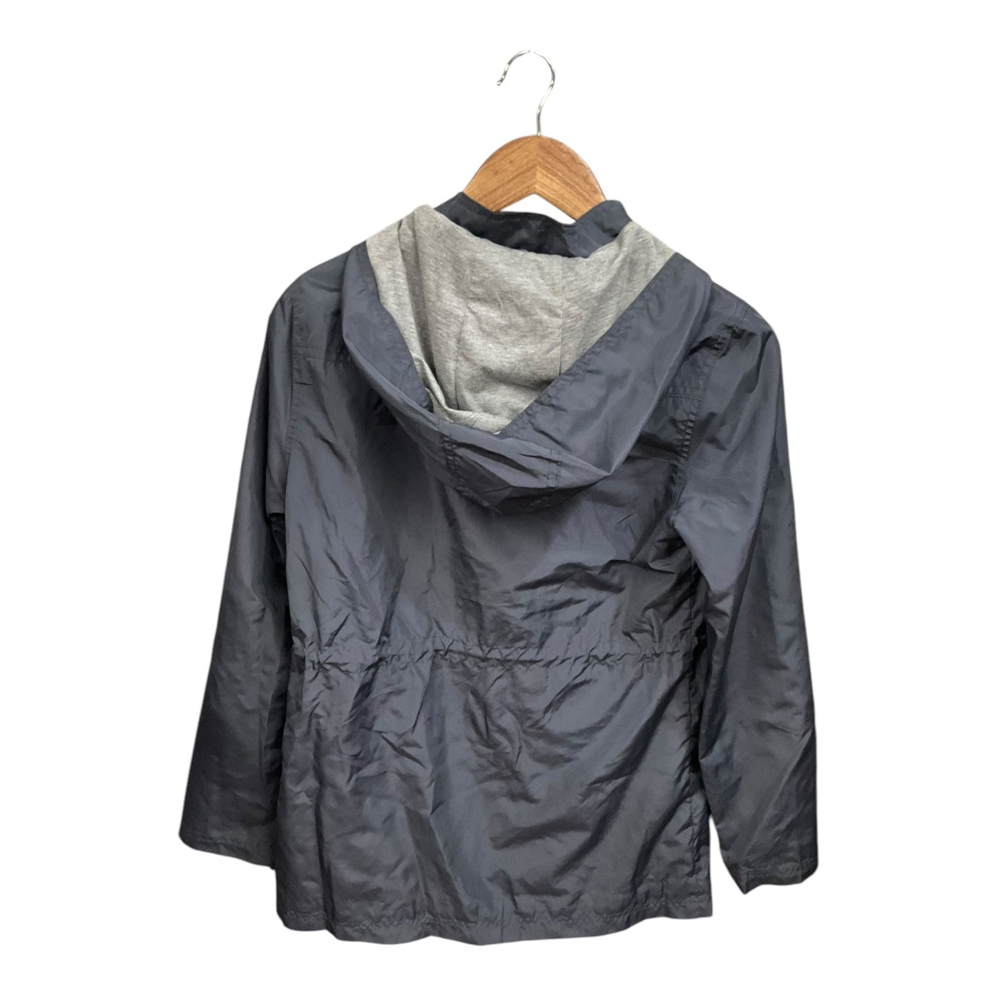 Coat Raincoat By Merona In Grey, Size: S