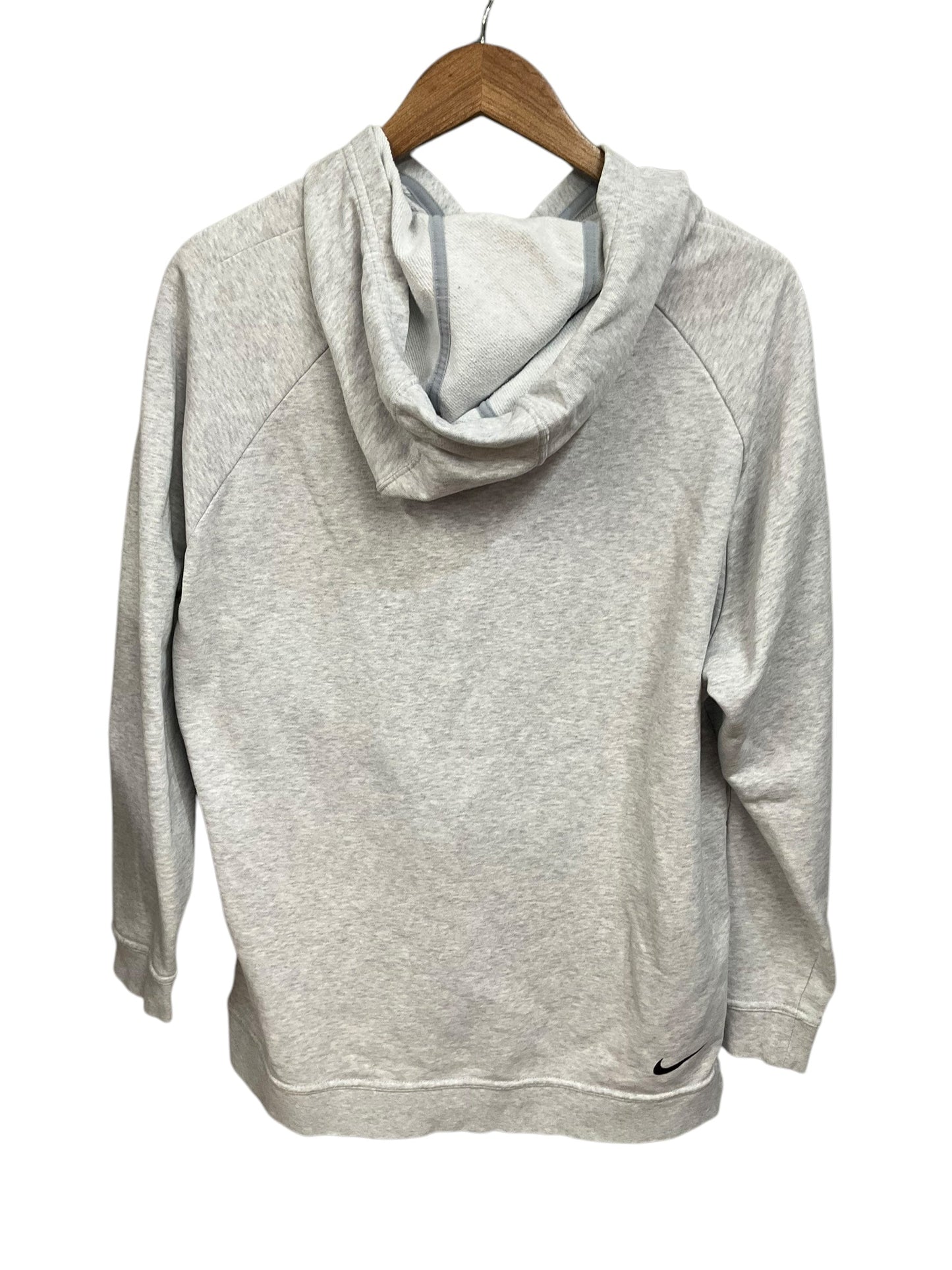 Sweatshirt Hoodie By Nike Apparel In Grey, Size: L