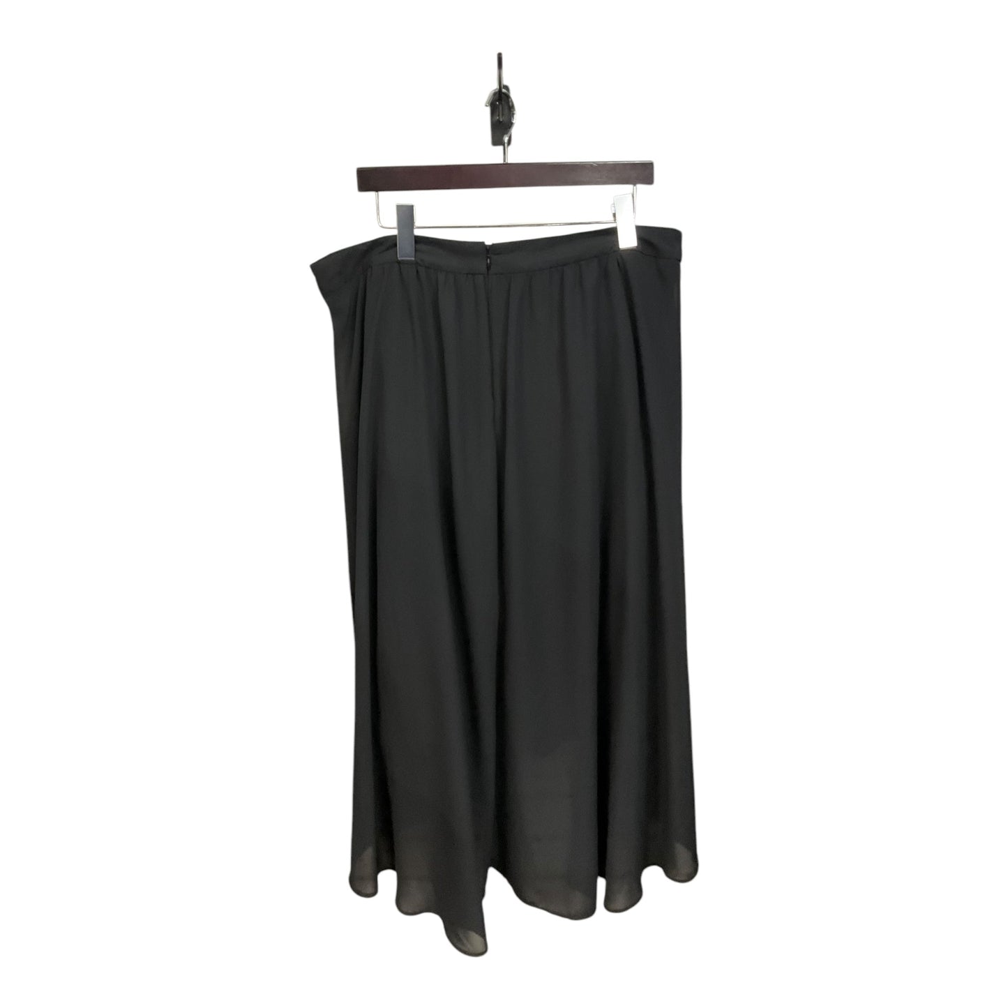 Skirt Maxi By Peter Nygard In Black, Size: Xl