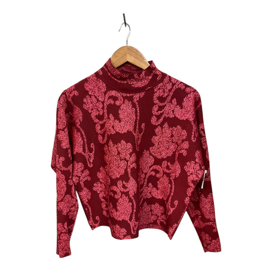 Top Long Sleeve By Sioni In Red, Size: S