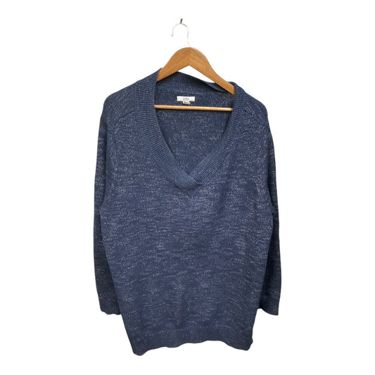 Sweater By Croft And Barrow In Blue, Size: 3x