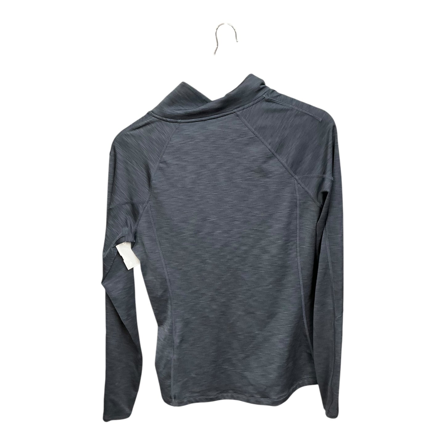 Athletic Top Long Sleeve Crewneck By Under Armour In Grey, Size: L