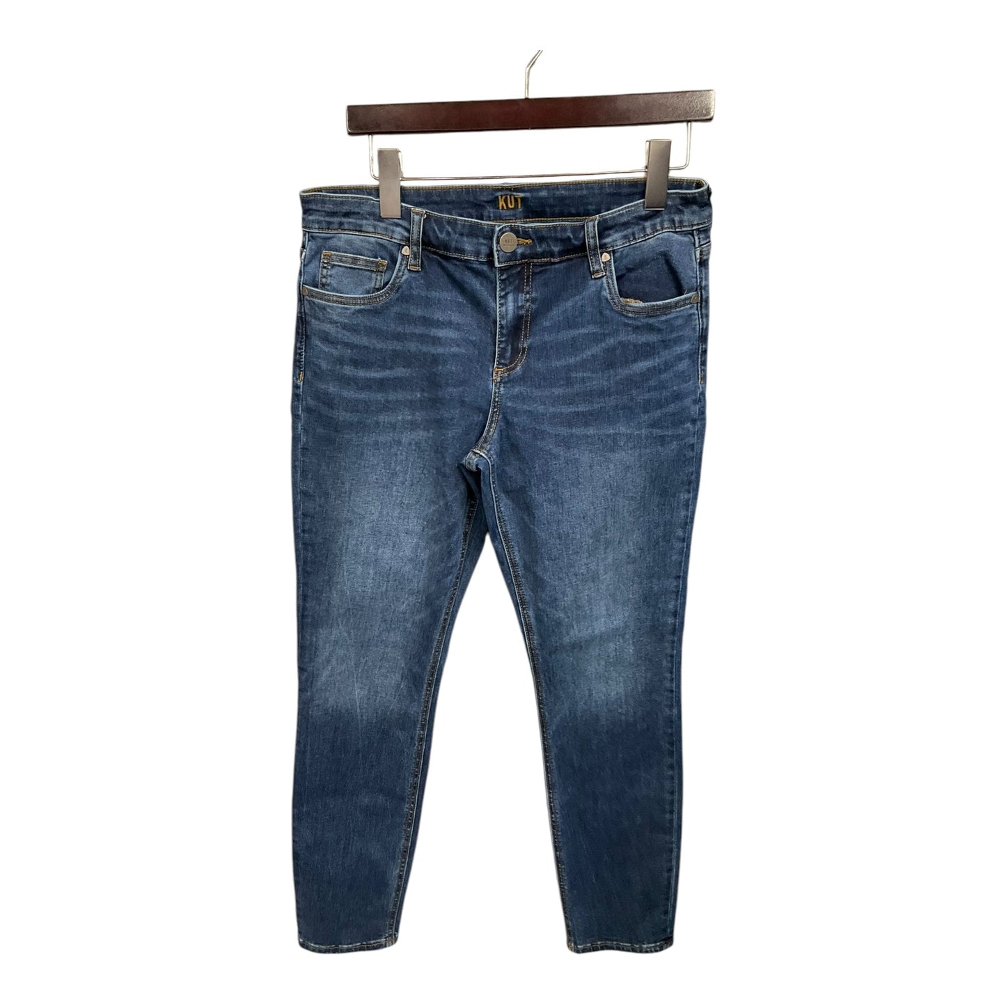 Jeans Boot Cut By Kut In Blue Denim, Size: 8