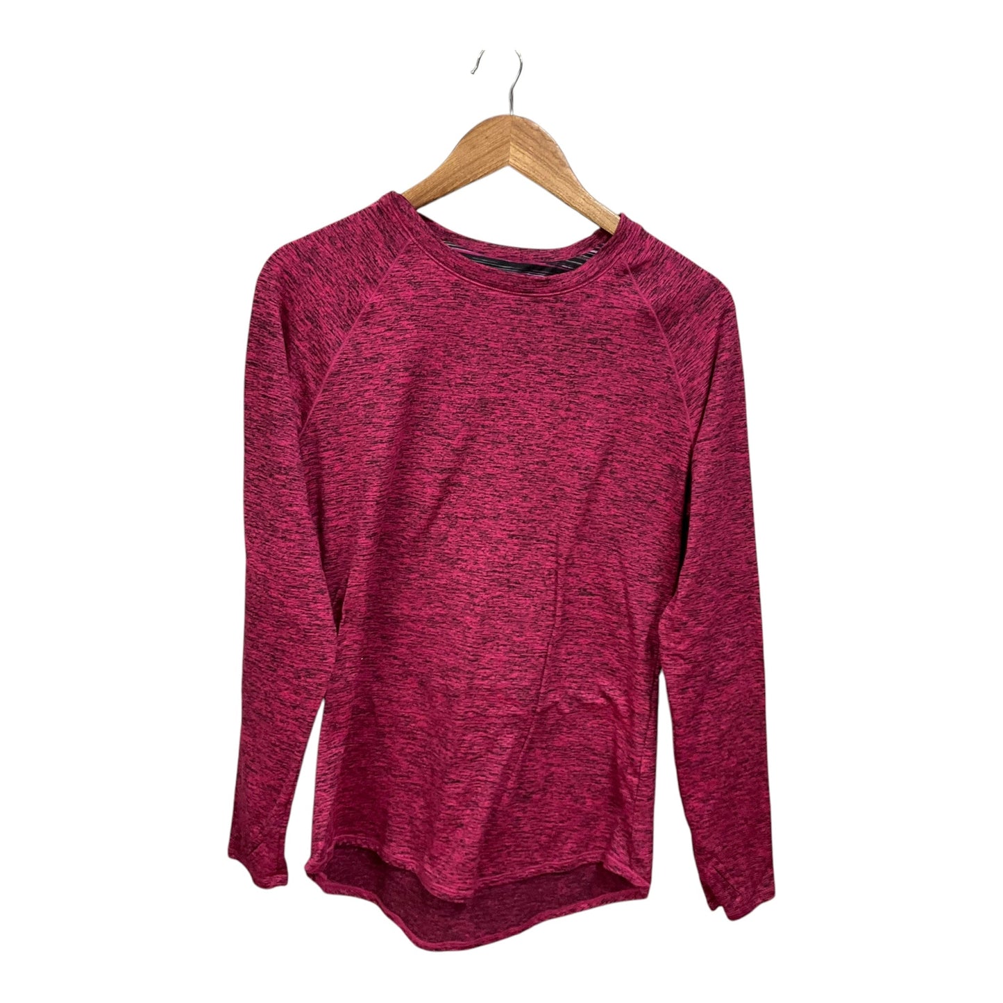 Athletic Top Long Sleeve Crewneck By Clothes Mentor In Red, Size: L