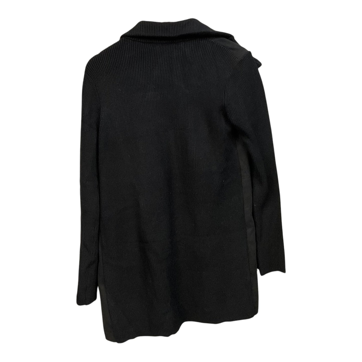 Cardigan By Tahari By Arthur Levine In Black, Size: L