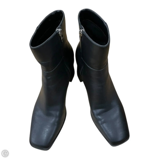 Boots Mid-calf Heels By Marc Fisher In Black, Size: 7