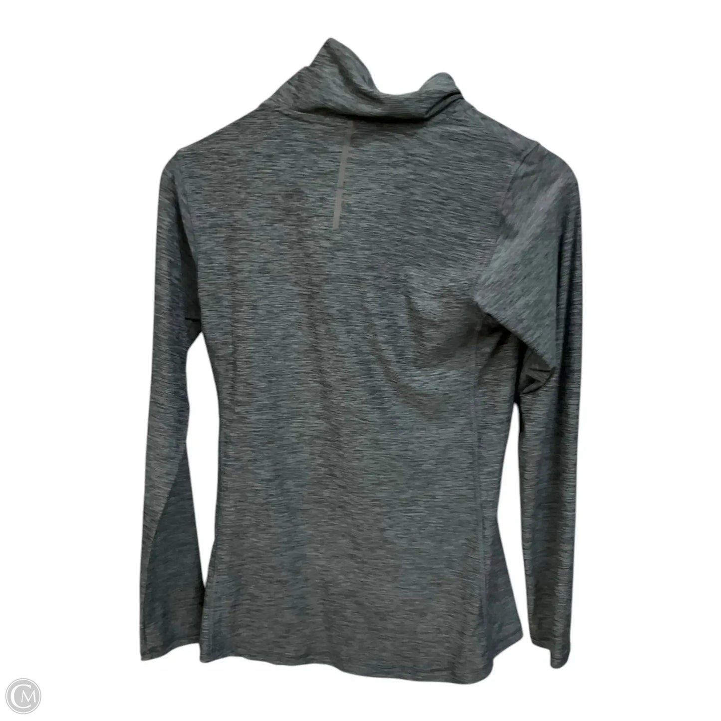 Athletic Top Long Sleeve Crewneck By New Balance In Grey, Size: S