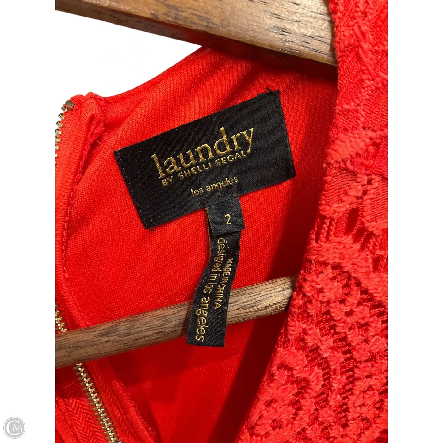 Dress Casual Midi By Laundry In Red, Size: Xs