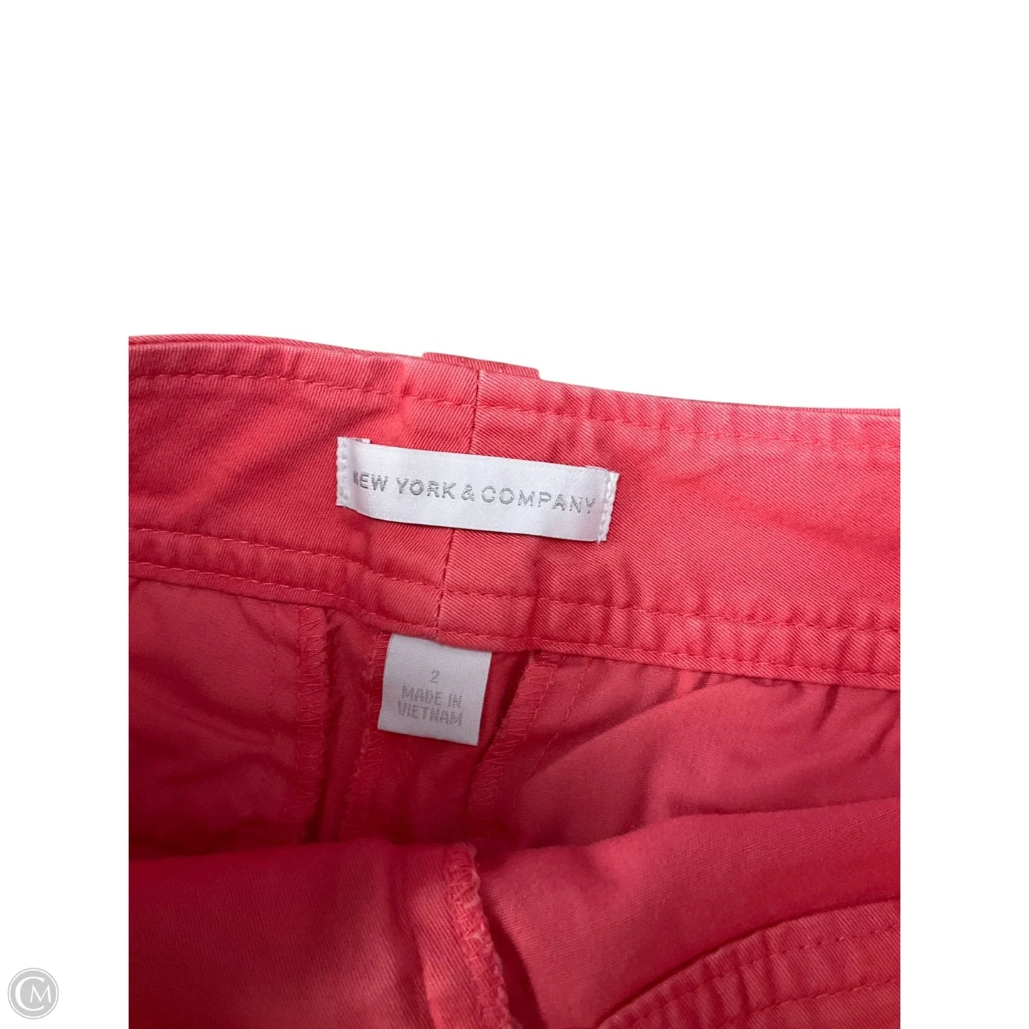 Shorts By New York Jean Company In Pink, Size: 2