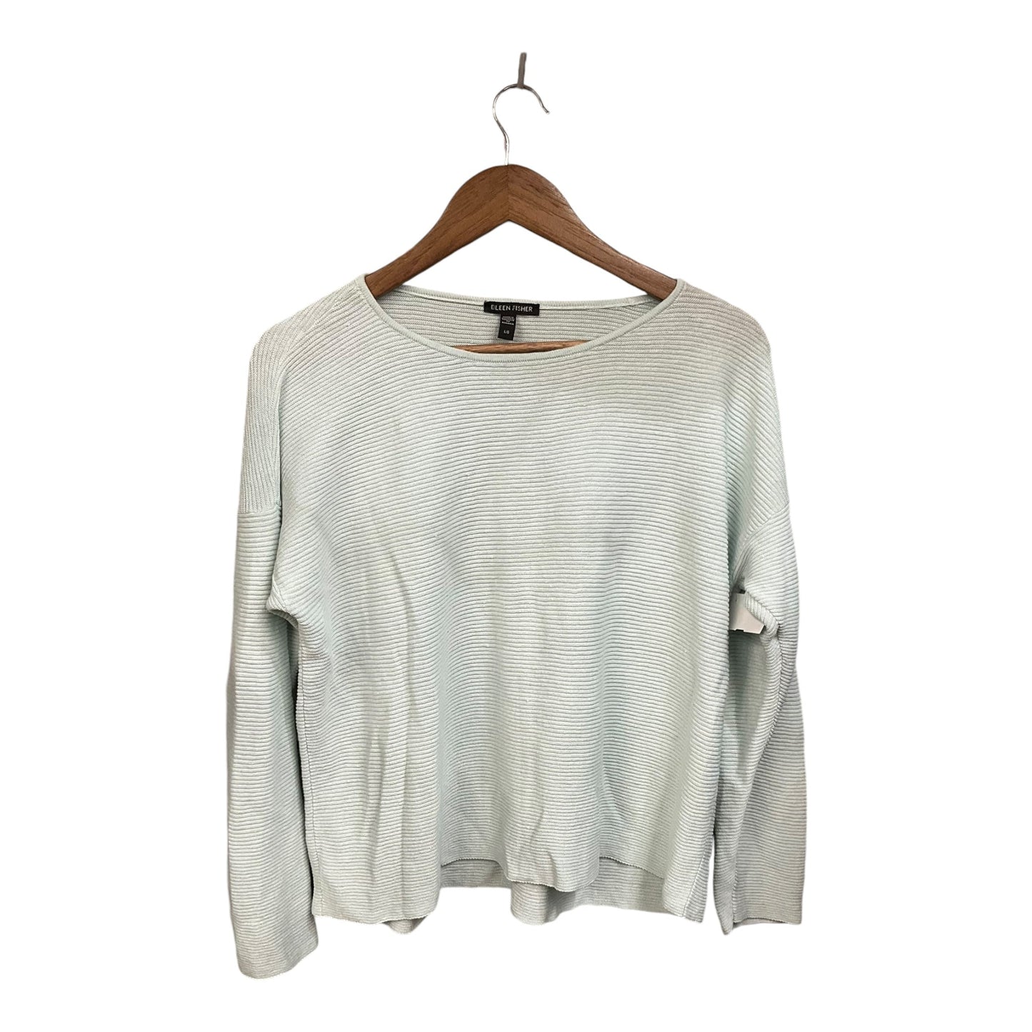 Top Long Sleeve By Eileen And Co In Green, Size: L