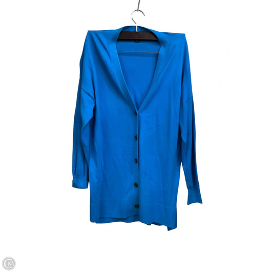 Cardigan By Ann Taylor In Blue, Size: Xs