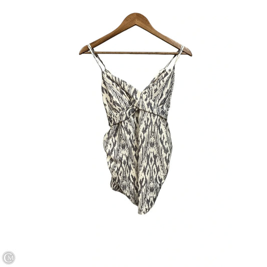 Swimsuit Top By Liz Lange Maternity In Grey & White, Size: M
