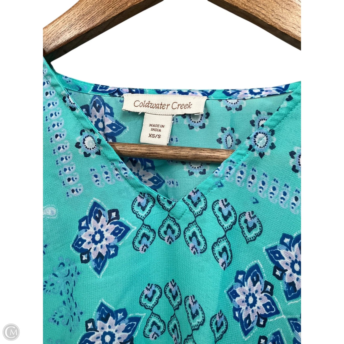 Kimono By Coldwater Creek In Aqua, Size: S