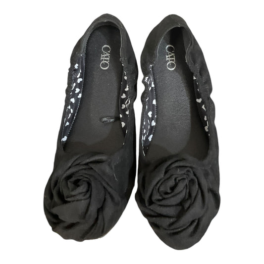 Shoes Flats By Cato In Black, Size: 8