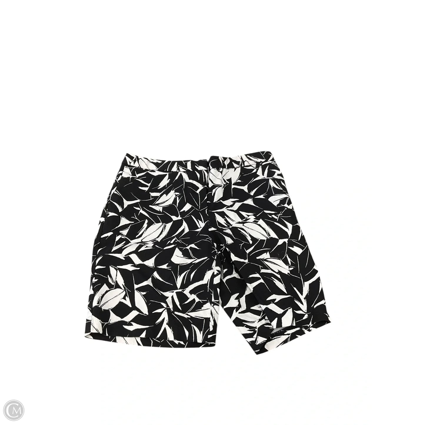 Shorts By Mario Serrani In Black & White, Size: 6