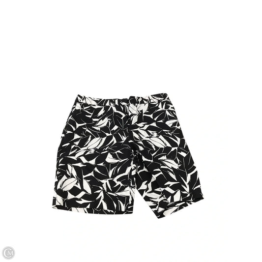 Shorts By Mario Serrani In Black & White, Size: 6